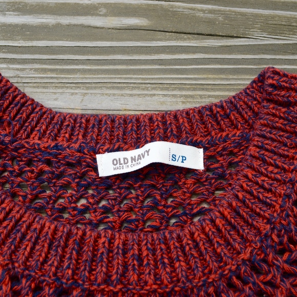 Old Navy crewneck open-knit sweater - Picture 3 of 4